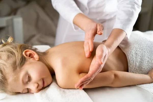massage baby and kids